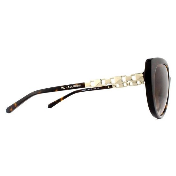 Michael Kors Cat Eye Dark Tortoise Brown Sunglasses MK2092-300613(56) MSRP212 main image 5